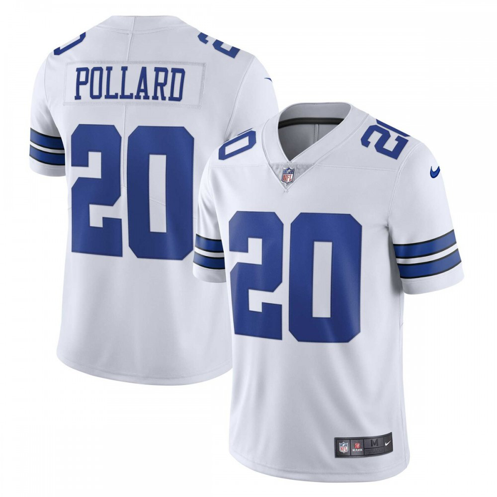 Tony Pollard Dallas Cowboys Nike Vapor Limited Player Jersey - White-GridironStore